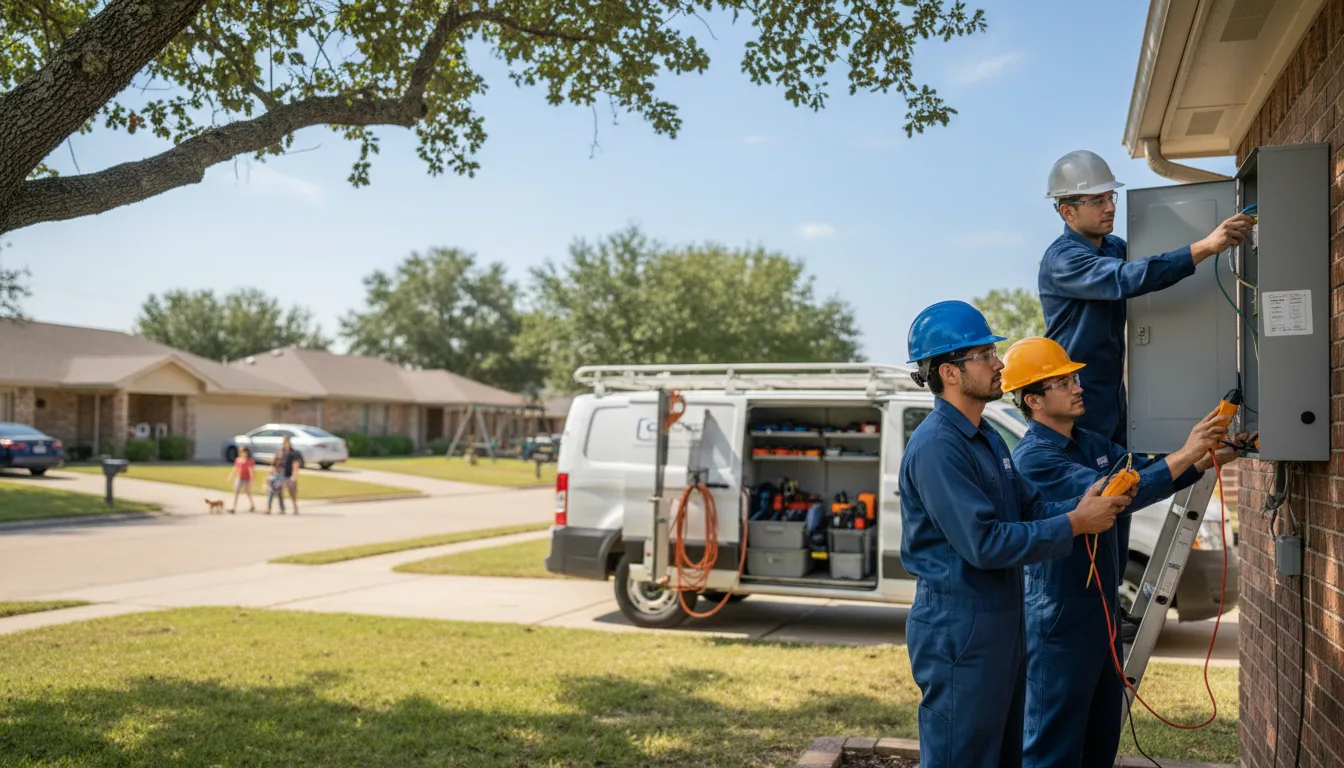 Certified electrician providing emergency electrical services in Florien, LA